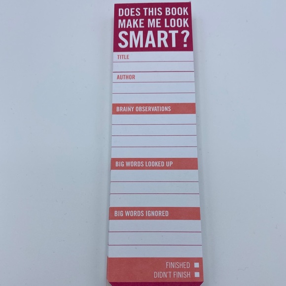 Set of multiple ‘this book...look smart’ bookmarks - Picture 2 of 7